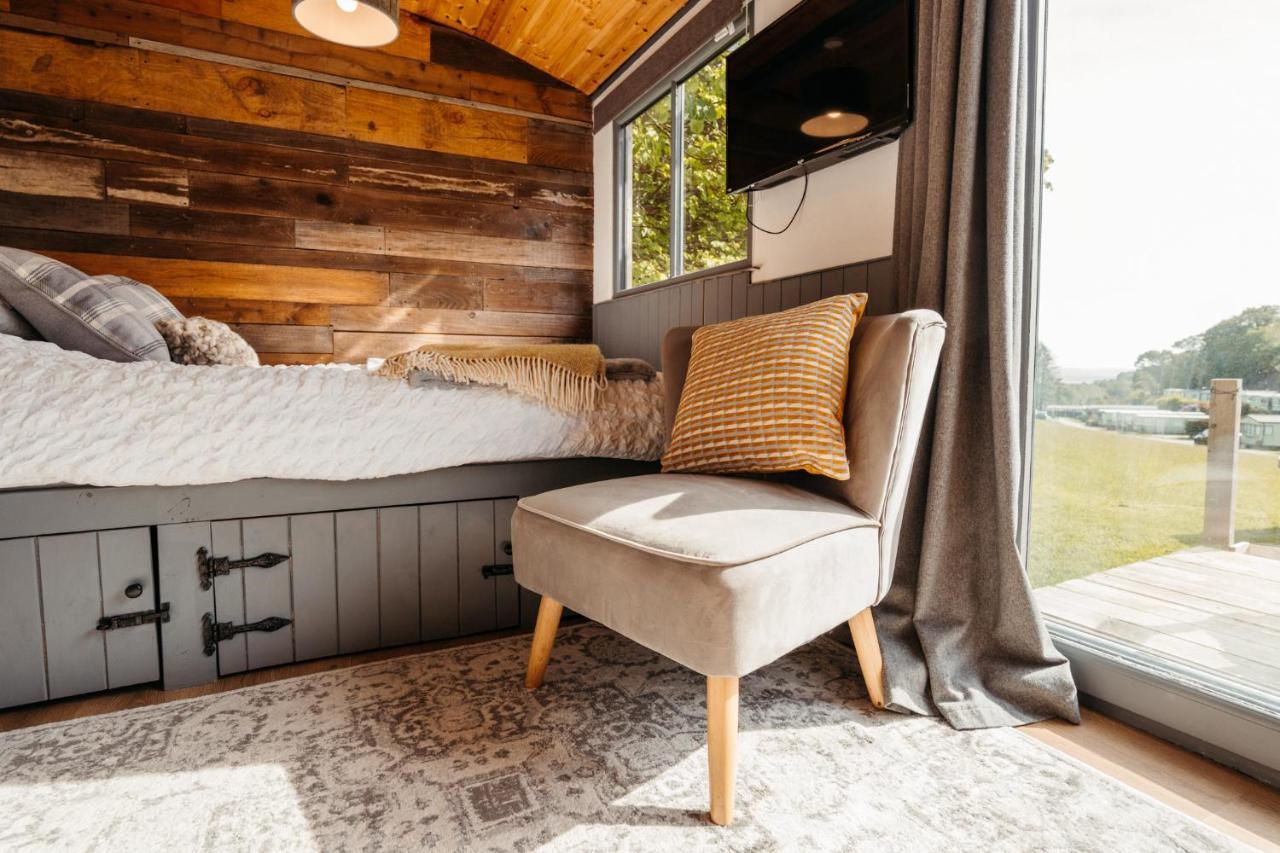 Cefn Crib Cabins Machynlleth Ngoại thất bức ảnh